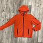 Red and Orange Melange Fleece Sweater - Size M