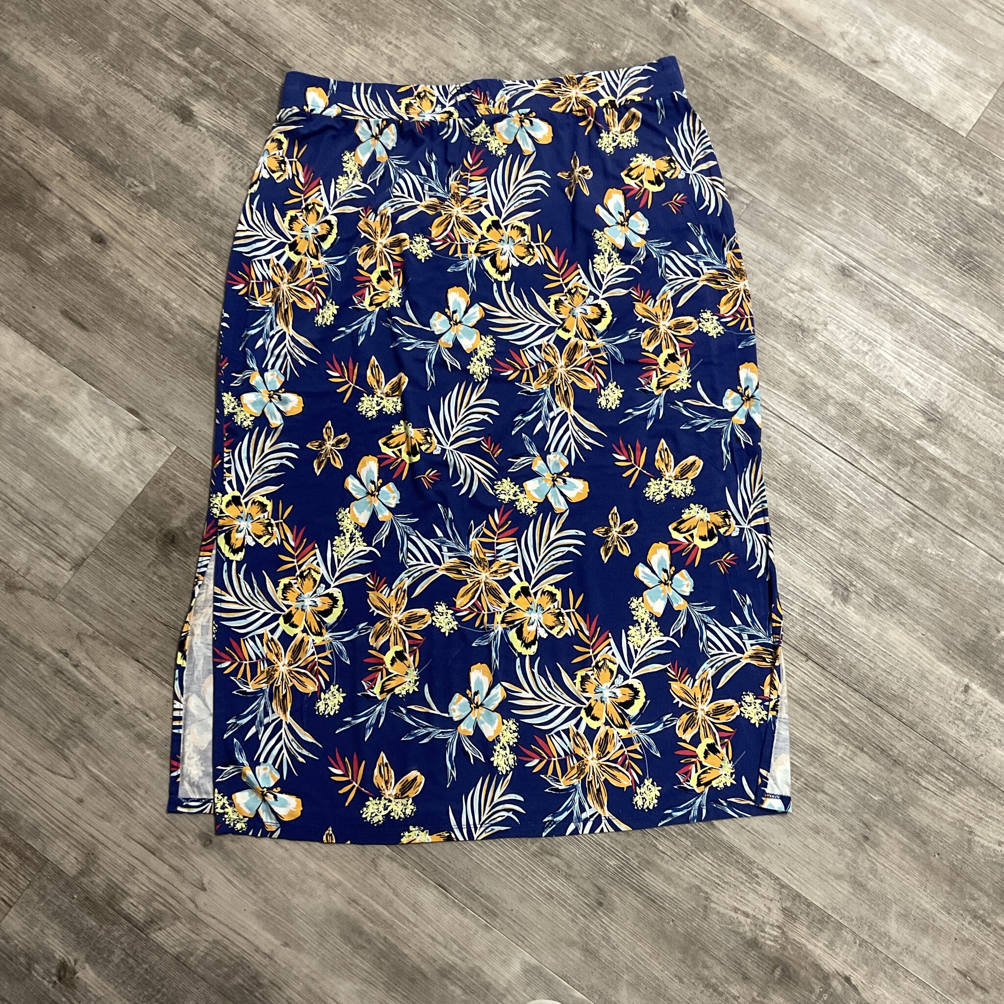Summer Print Maxi Skirt Size XL
