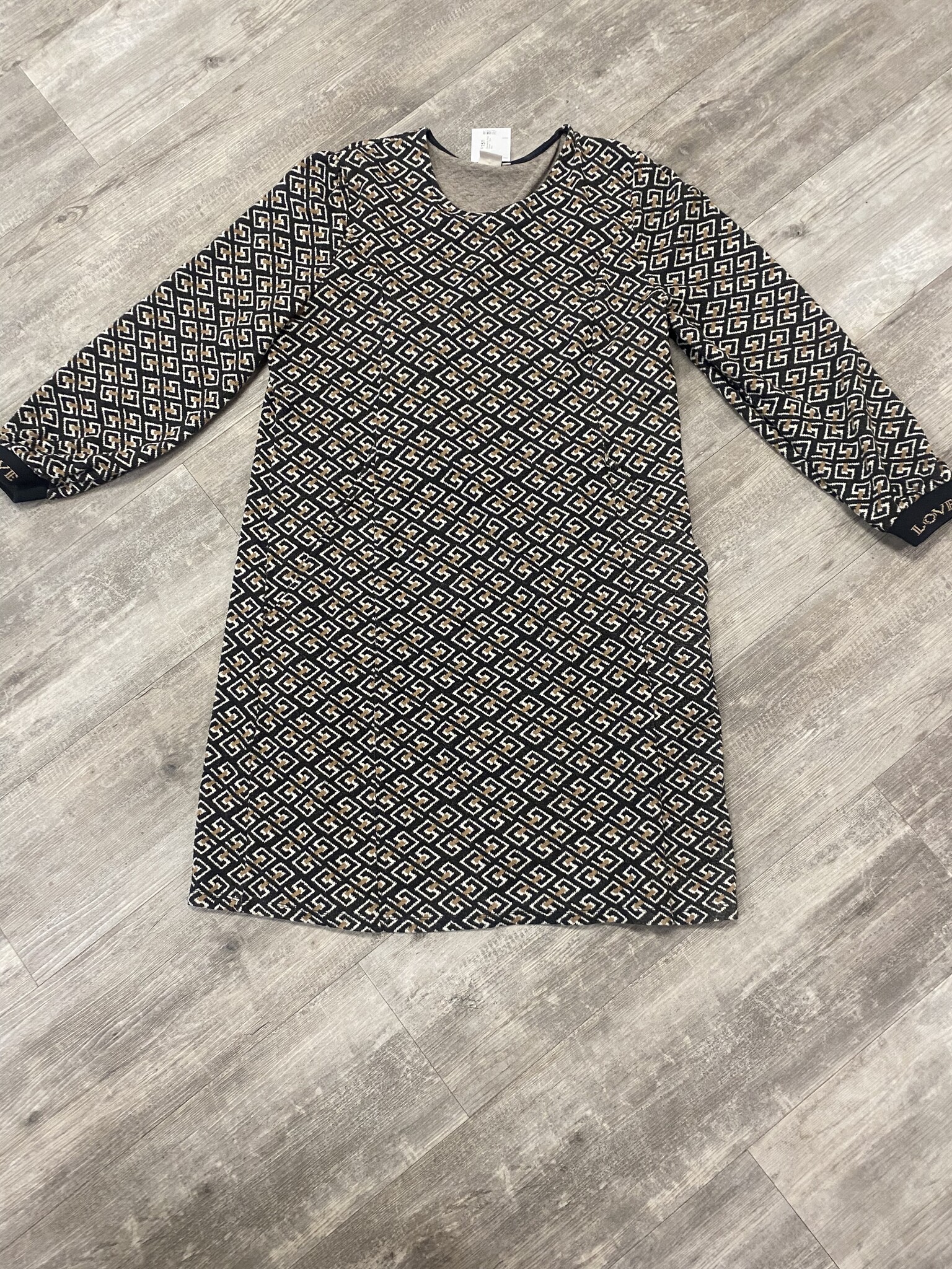 Geometric Print Dress - Size XXL