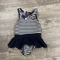 Navy and White Striped Dress - Size 24M
