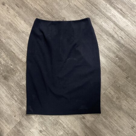 Navy Lined Pencil Skirt Size 8