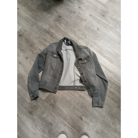 Grey Soft Denim Jacket Size M