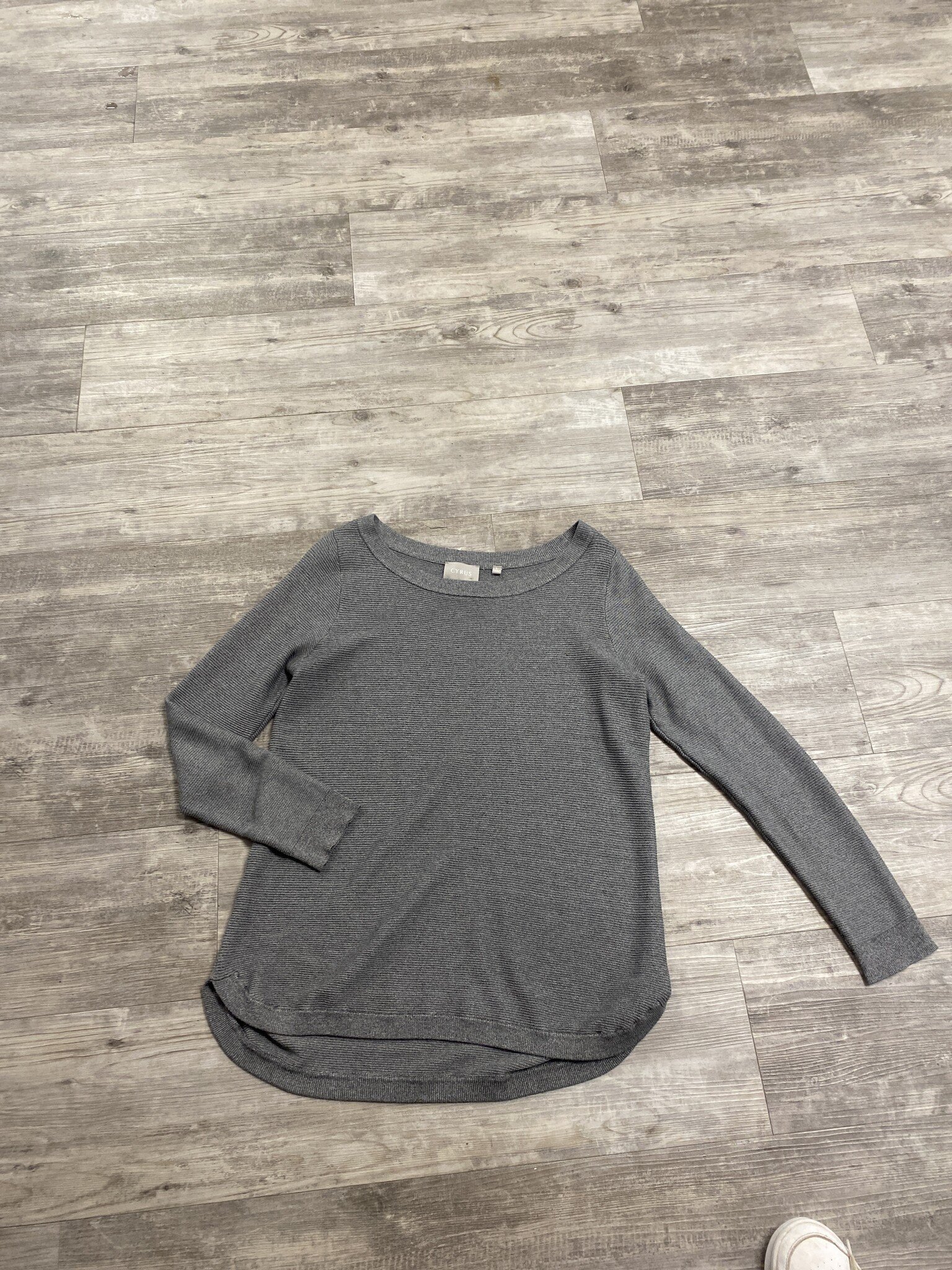 Grey Knit Sweater Size L