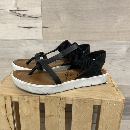 Black Strappy Sandal Size 7.5