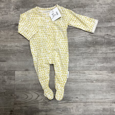 Yellow and Cream Patterned Sleeper - Size 50