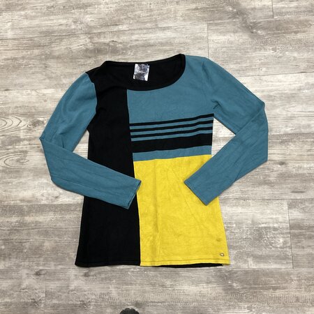 Abstract Color Pullover - Size L