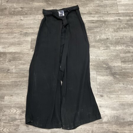 Black Dress Pants with Belt - Size 8