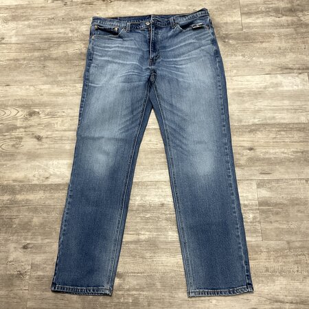 Medium Wash Straight Legged Jeans - Size 36