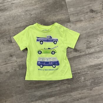 Bright Neon Car Shirt - Size 12M