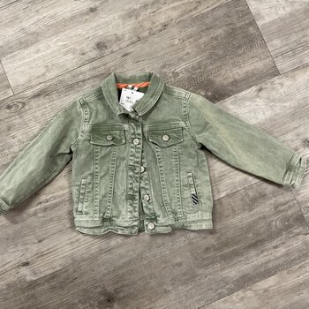 Green Denim Jacket Size 86