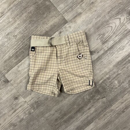 Plaid Shorts with Belt Size 86/92