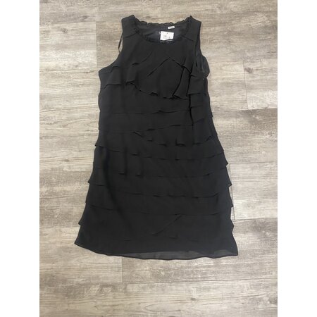 Black Ruffle Dress Size 16