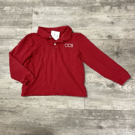 CCS Red Uniform Top Size S(6-7)