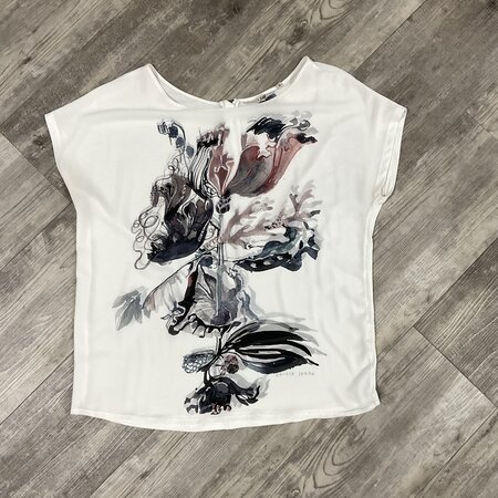 Watercolor Print Shirt Size XL