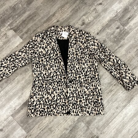 Leopard Print Blazer Size XXL