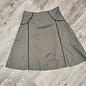 A-line Skirt with Leather Detail Size S