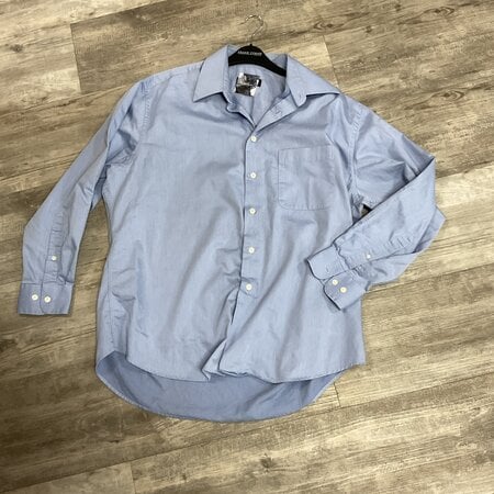 Baby Blue Long-sleeved Button-up - Size 16