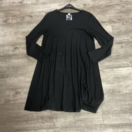 Black Straight Dress - Size L