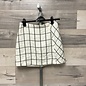 White Skirt with Black Stitching Size 8