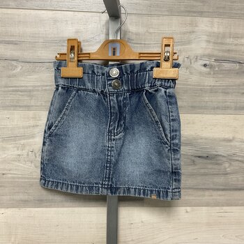 Blue Jean Skirt with 2 Buttons Size 2