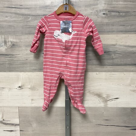 Pink Whale Sleeper Size 3M