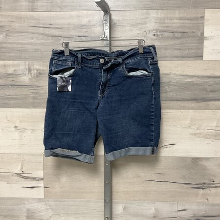 Denim Shorts with Cuff - Size 8