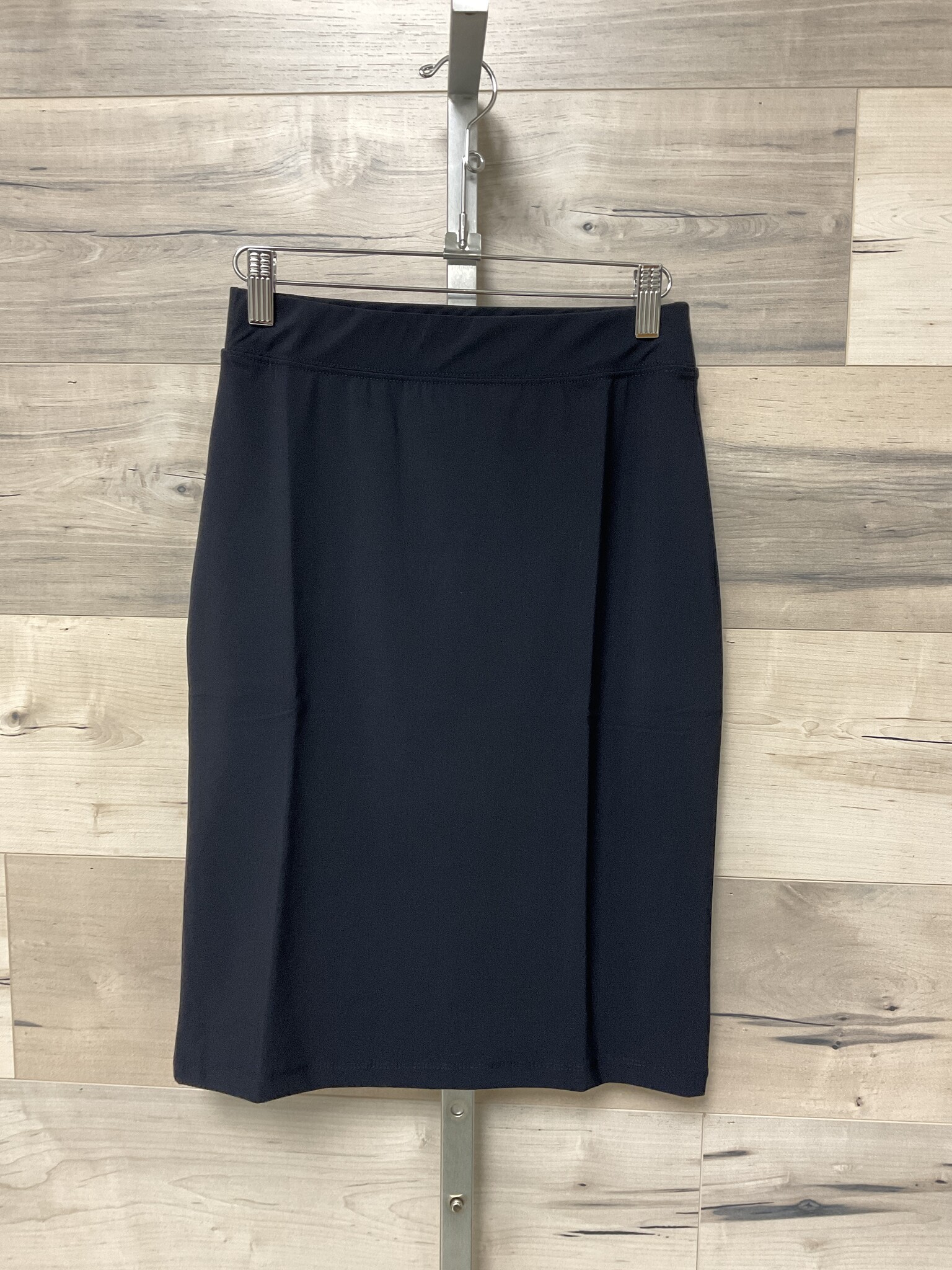 Navy Travel Jersey Skirt 58cm
