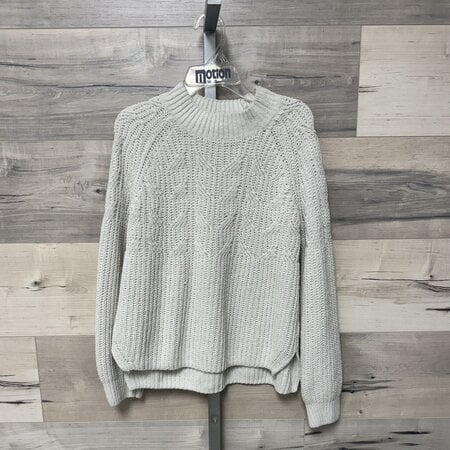 White Cable Knit Sweater - Size 10/12