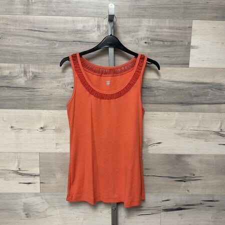 Coral Ribbed Tank - Size L