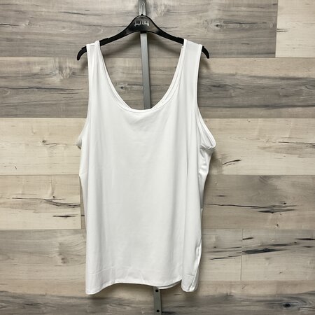 White Tank Top Size 4X