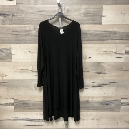 Black Dress with Sleeve Button Detail Size 2G