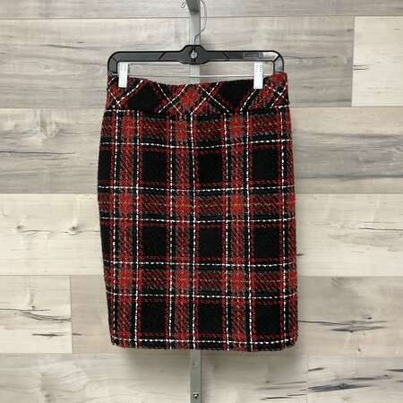Red Plaid Skirt Size 22