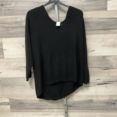 Black Wool Sweater - Size 3X