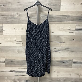 Navy Speckle Dress Size 22