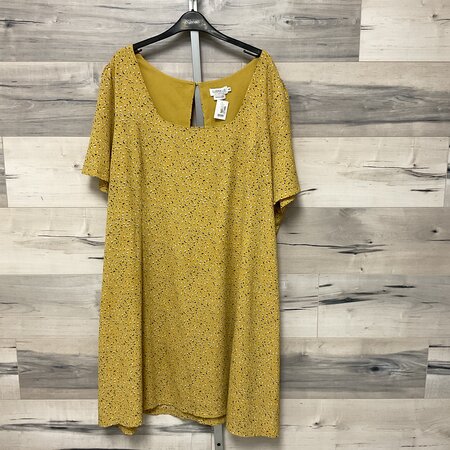 Yellow Speckle Dress Size 22W
