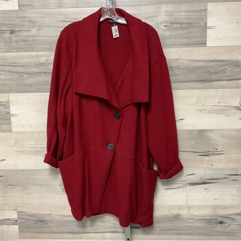 Red Wooly Coat Size 3X