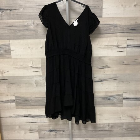 Black Layered Dress - Size 22