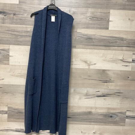 Blue Cardigan with Slits - Size M