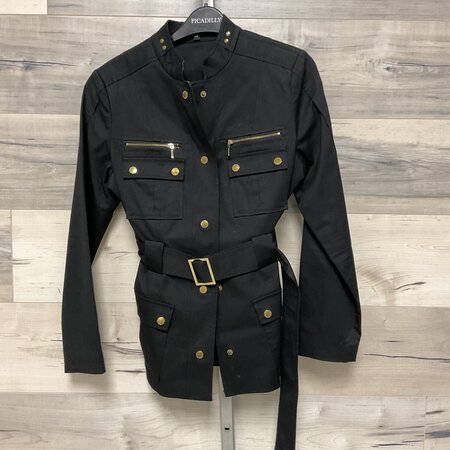 Black Jacket with Gold Buttons - Size S