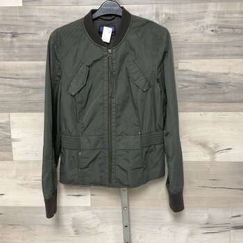 Army Green Bomber Jacket - Size 14