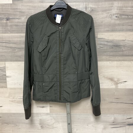 Army Green Bomber Jacket - Size 14