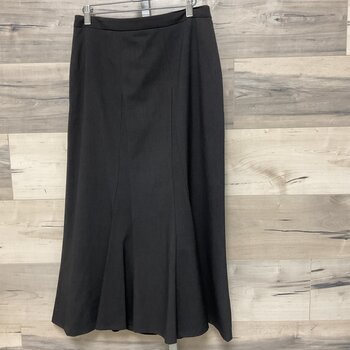 Grey Pleated Maxi Skirt