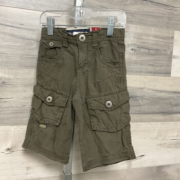 Green Stripe Shorts Size 3