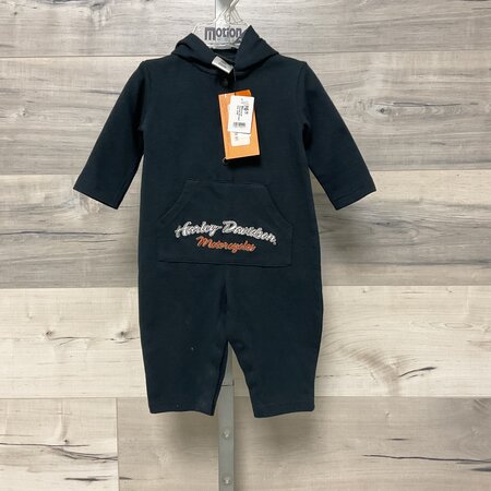 Motorcycle Hooded Romper Size 3/6M