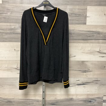 Charcoal V Neck Sweater Size 42