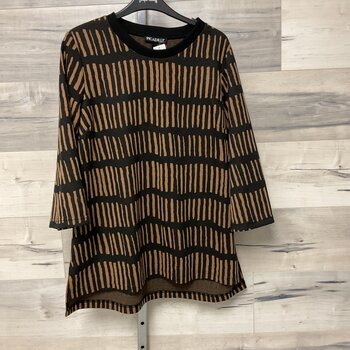 Camel and Black Sweater Size M