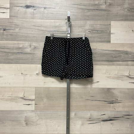 Cotton Print Shorts with Drawstring - Size 8