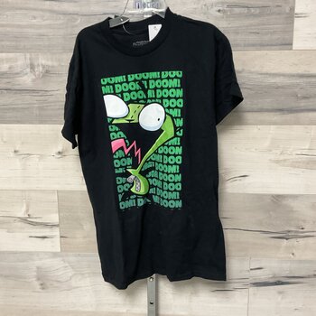 Black Graphic T - Size S