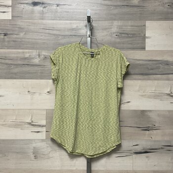 Grey and Yellow Athletic Tee - Size M