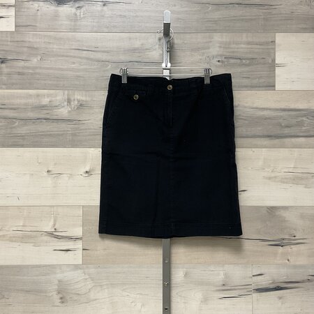 Black Twill Skirt - Size 6